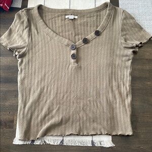 American Eagle Outfitters Ribbed T-Shirt